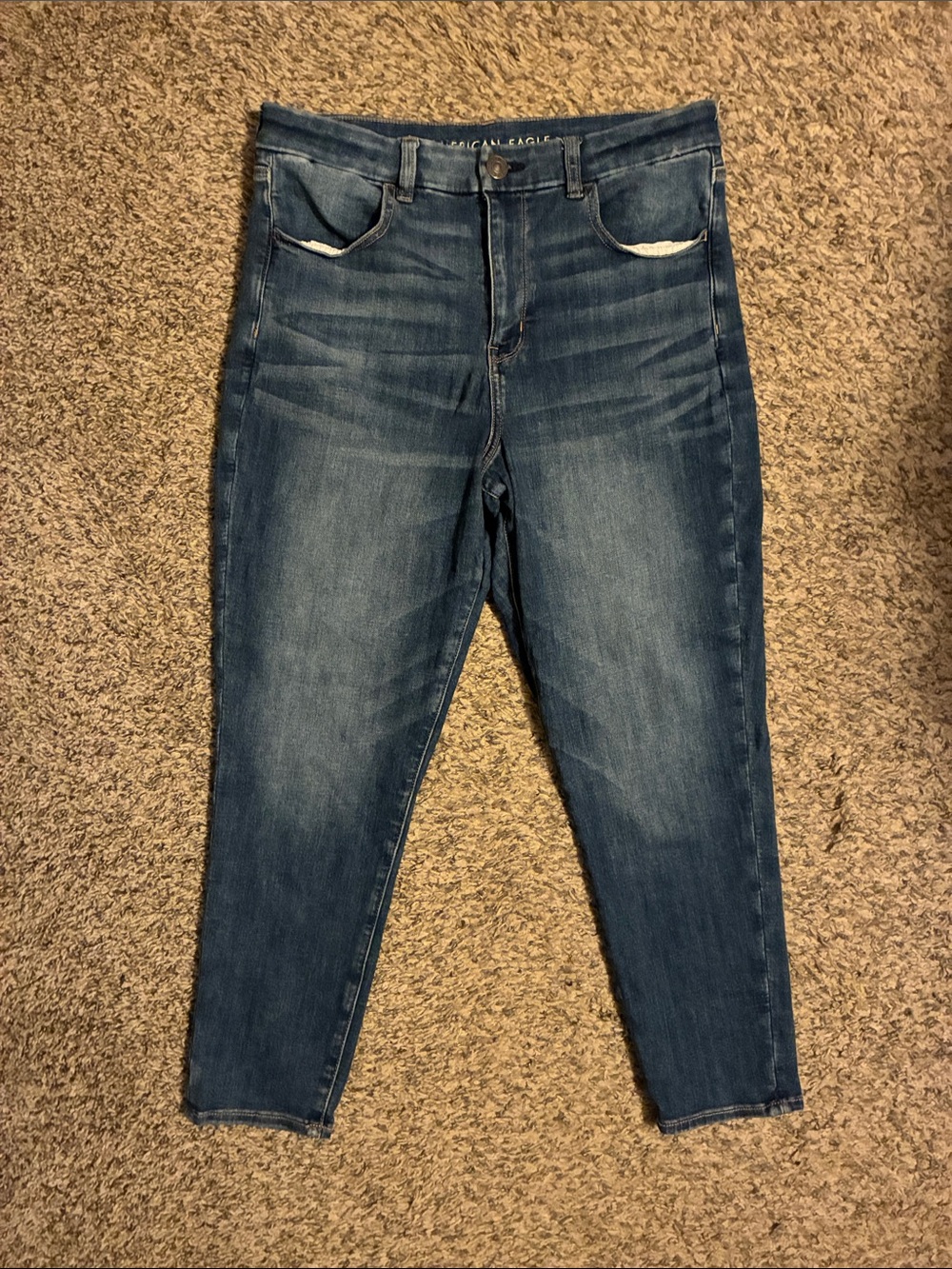 American Eagle Curvy Hi-Rise Jegging Crop -size 12